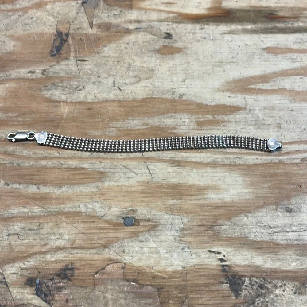 Woman’s silver bracelet